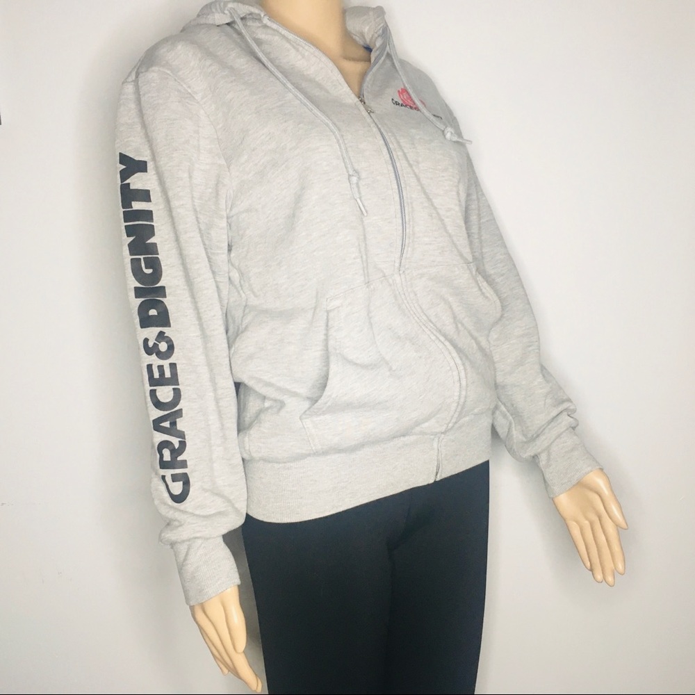 H&M Divided gray hoodie hooded sweatshirt